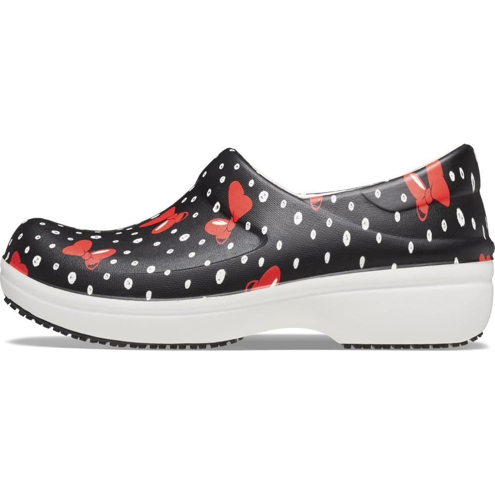 imageCrocs Womens Neria Pro II Clogs Slip Resistant Work Shoes for WomenMinnie Bows