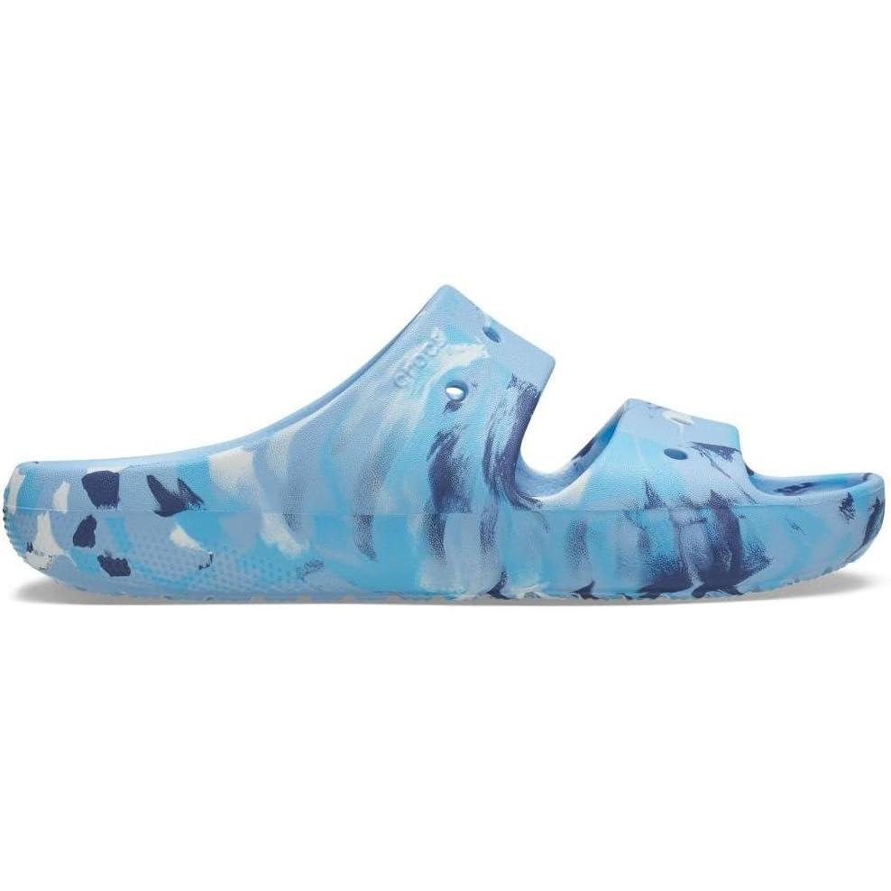 imageCrocs unisexadult Classic Marbled SandalsBlue CalciteMulti