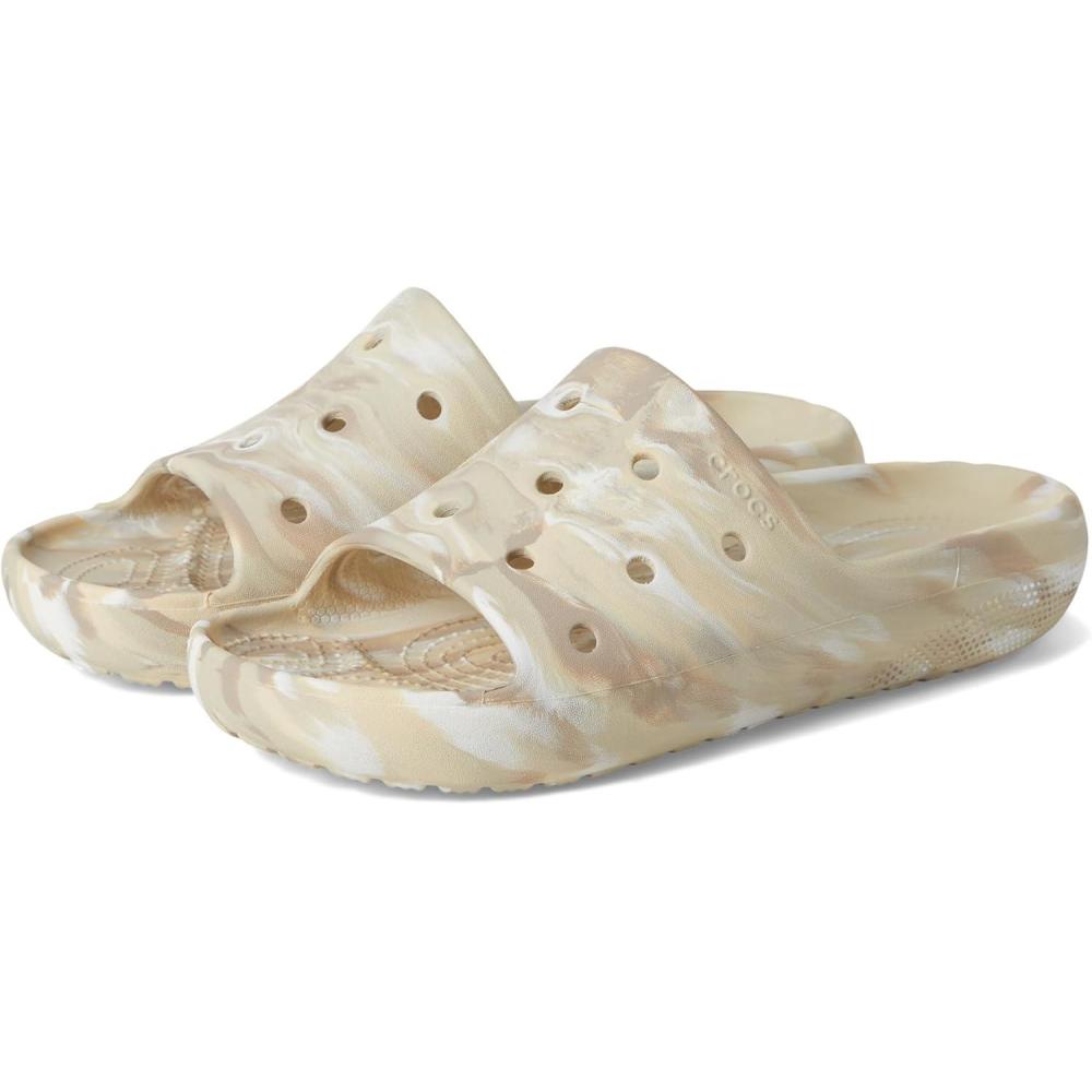 imageCrocs unisexadult Classic Slide 20BoneMulti