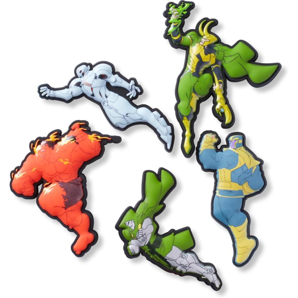 imageCrocs unisexadult Jibbitz Shoe Charms  Halloween Multi Pack Horror CharmsAvengers Villains