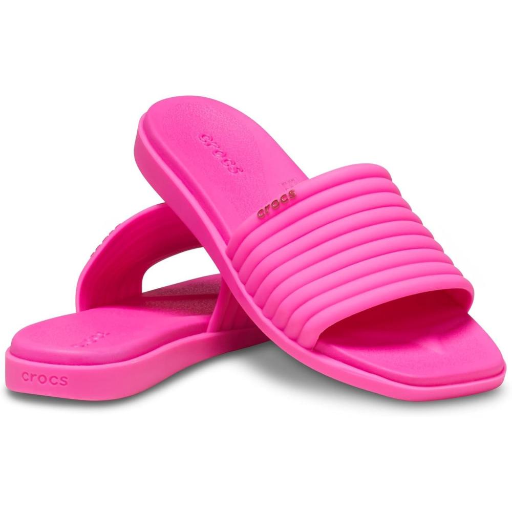 imageCrocs womens Miami SlidePink Crush