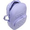 Crocs Classic Backpack, Personalize with Jibbitz Charms, Black, One Size(Mystic Purple)