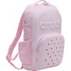 Crocs Classic Backpack, Personalize with Jibbitz Charms, Black, One Size(Pink Milk)