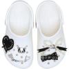 Crocs™ Jibbitz Charms Elevated – Versatile Designs for Girls and Boys – Synthetic and Man Made Construction(Luxe Silver)