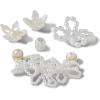 Crocs™ Jibbitz Charms Elevated – Versatile Designs for Girls and Boys – Synthetic and Man Made Construction(Pearl Beads)