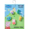 Crocs Jibbitz Packs for Shoes, and Sandals – Beautiful Accessory, Colorful Charms, and Constructed with Synthetic Material(Peppa Pig 2)