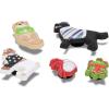 Crocs Jibbitz Seasonal & Christmas Holiday Shoe Charm Packs(Festive Dressed Animals 5-Pack)