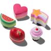 Crocs Jibbitz Stacked Sweets 3D Shoe Charms, Stacked Sweets 3D, 5-Pack