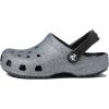 Crocs Kids’ Classic Clogs(Black/Silver Glitter)