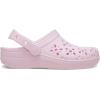 Crocs Kids’ Classic Floral Design Clogs(Pink Milk)