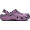 Crocs Kids’ Classic Glitter Clog(Dark Iris/Multi)