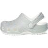 Crocs Kids’ Classic Glitter Clog(Glittery White)