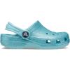 Crocs Kids’ Classic Glitter Clog(Pure Water/Mermaid)