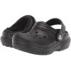 Crocs Kids’ Classic Lined Clogs(Black/Black)