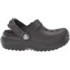 Crocs Kids’ Classic Lined Clogs(Black/Black)