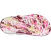 Crocs Kids’ Classic Lined Clogs(Electric Pink/Multi Marbled Tie-dye)