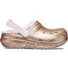Crocs Kids’ Classic Lined Clogs(Gold/Barely Pink)