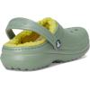 Crocs Kids’ Classic Lined Clogs(Moss)