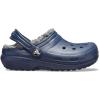 Crocs Kids’ Classic Lined Clogs(Navy/Charcoal)