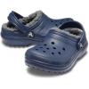 Crocs Kids’ Classic Lined Clogs(Navy/Charcoal)