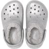 Crocs Kids’ Classic Lined Clogs(Silver/Silver)