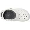 Crocs Kids’ Classic Lined Clogs(White/Grey)