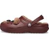 Crocs Kids’ Classic Lined I Am Clogs(Dark Clay)