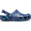Crocs Kids’ Classic Marbled Tie-Dye Clog(Navy/Multi)
