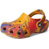 Crocs Kids’ Classic Marbled Tie-Dye Clog(Orange Zing/Multi)