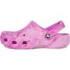 Crocs Kids’ Classic Marbled Tie-Dye Clog(Pink Swirl)