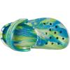 Crocs Kids’ Classic Marbled Tie-Dye Clog(Prep Blue/Multi Glow in the Dark)