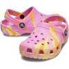 Crocs Kids’ Classic Marbled Tie-Dye Clog(Taffy Pink/Multi)
