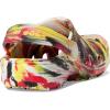Crocs Kids’ Classic Marbled Tie-Dye Clog(Varsity Red/Multi)