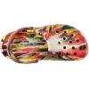 Crocs Kids’ Classic Marbled Tie-Dye Clog(Varsity Red/Multi Glow in the Dark)