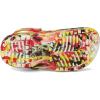Crocs Kids’ Classic Marbled Tie-Dye Clog(Varsity Red/Multi Glow in the Dark)