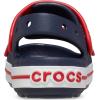 Crocs Kids’ Crocband Cruiser Sandals(Navy/Varsity Red)