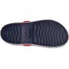 Crocs Kids’ Crocband Cruiser Sandals(Navy/Varsity Red)