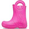 Crocs Kids’ Handle It Rain Boots(Pink Crush Glitter)