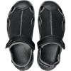 Crocs Men’s Swiftwater Mesh Deck Sandals(Black)