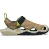 Crocs Men’s Swiftwater Mesh Deck Sandals(Sepia)