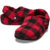 Crocs Unisex Adult Classic Cozzzy Slippers(Buffalo Plaid/Varsity Red/Black)