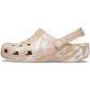 Crocs Unisex Adult Classic Marbled Tie-Dye Clogs(Chai/Pink Rose)