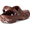 Crocs Unisex Adult Classic Marbled Tie-Dye Clogs(Dark Clay/Multi)