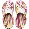 Crocs Unisex Adult Classic Marbled Tie-Dye Clogs(Electric Pink/Multi)