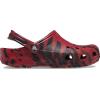 Crocs Unisex Adult Classic Marbled Tie-Dye Clogs(Pepper/Black)