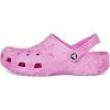 Crocs Unisex Adult Classic Marbled Tie-Dye Clogs(Pink Swirl)
