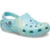 Crocs Unisex Adult Classic Marbled Tie-Dye Clogs(Pure Water/Multi)
