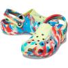 Crocs Unisex Adult Classic Marbled Tie-Dye Clogs(Sulphur/Multi)