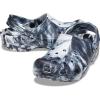 Crocs Unisex Adult Classic Marbled Tie-Dye Clogs(White/Black_n)