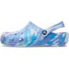 Crocs Unisex Adult Classic Marbled Tie-Dye Clogs(White/Oxygen)
